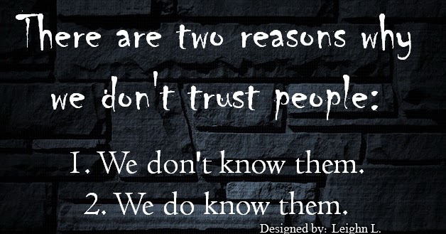 Myself Self Help: TRUST – Is it Given or is it Earned?